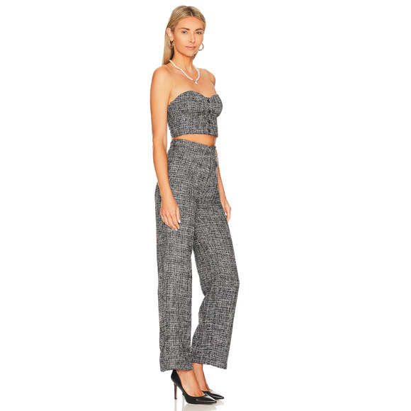 Revolve More to Come Sasha Pant Set in Black & White NWT Size XS - Picture 2 of 6